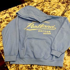 Hoodie light blue